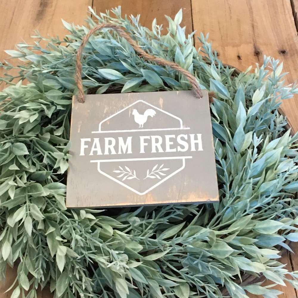 🛒2/$18!🛒 Farm Fresh- Handcrafted Sign